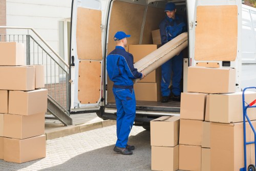 Man With Van Upminsterbridge team loading items safely into a van