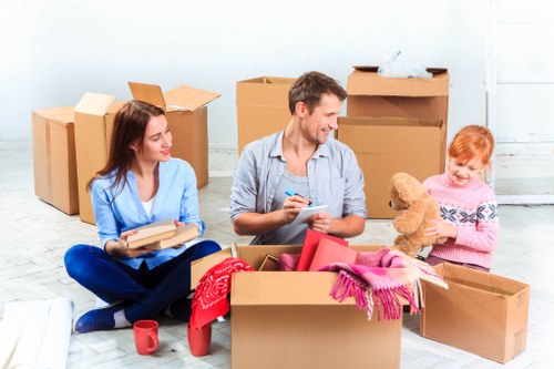 Commercial moving support for businesses near Upminster Bridge