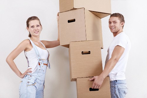 Commercial removals setup for an office move in Upminster Bridge
