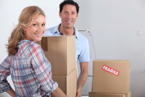 Family moving day with a truck service in the Upminster Bridge area